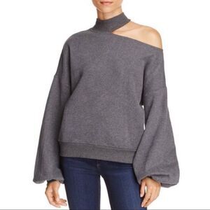 Two By VINCE CAMUTO | Grey Balloon Sleeve Sweatshirt